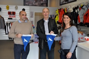 Andrea Laura (SLAM Chief Executive), Des Brennan and Emma Hendy